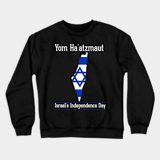 Israel independence Day Yom HaAtzmaut Crewneck Sweatshirt